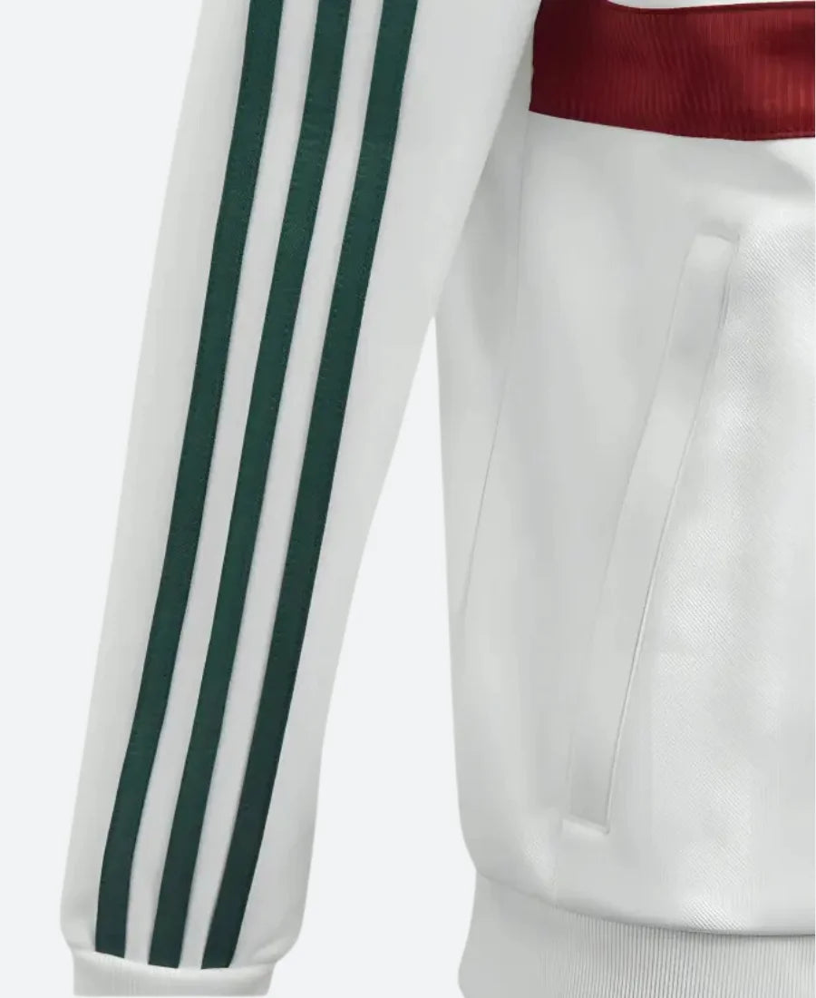 Adidas mexico track jacket white online