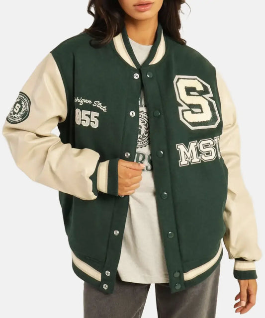 MichiganStateGreenLettermanJacket