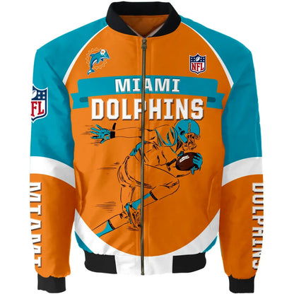 NFLMiamiDolphinsTeamPlayersJacket