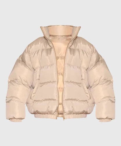 Cream Extreme Oversized Puffer Jacket