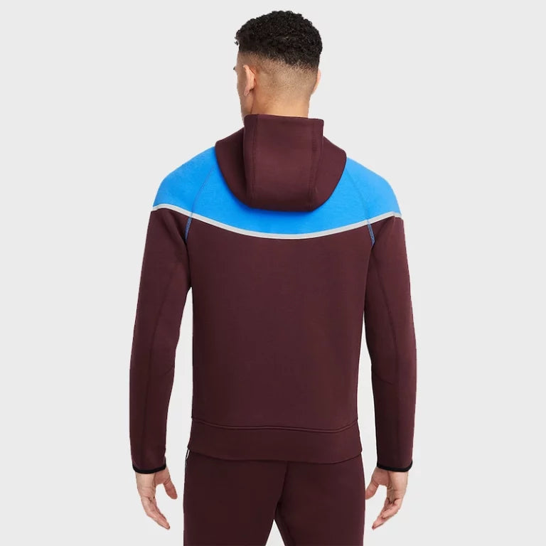 Nike Tech Windrunner Burgundy Reflective Jacket