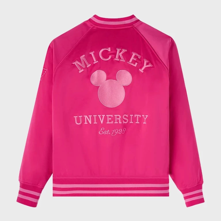 OVOxDisneyValentine_sMickeyUniversityPinkSatinJacket