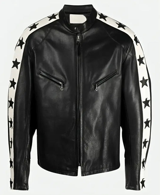 OdellBeckhamJr.SuperBowlPartyLeatherJacket