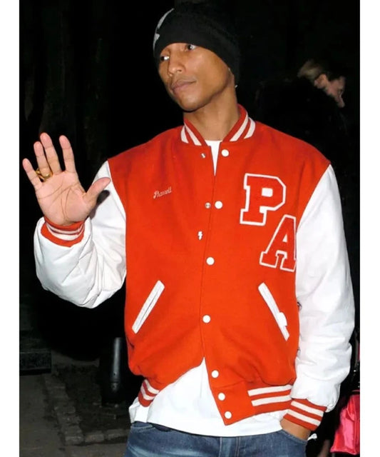 Pharrell Williams Princess Anne High School Letterman  Jacket