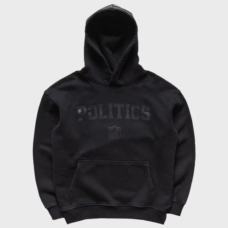 PoliticsOriginsWashHoodieBlack