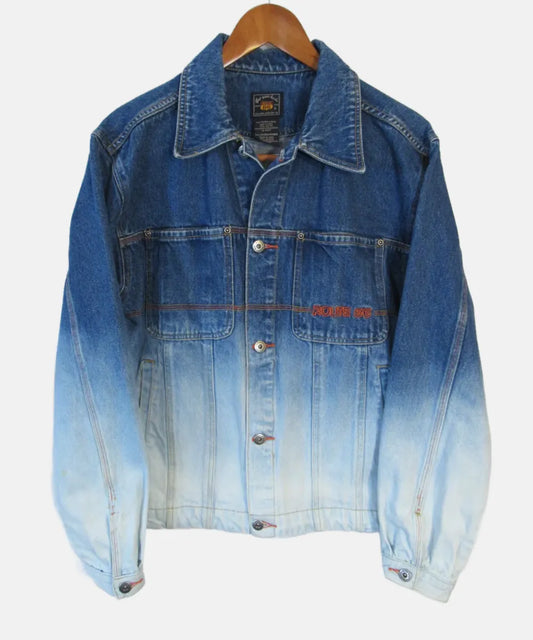 RareVintage1990sKmartRouteDenimTruckerJacket