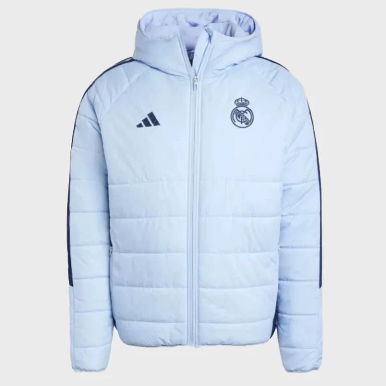 Real Madrid Training Hooded Puffer Zip up Jacket