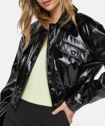 ReginaGeorgeMeanGirls2024ReneeRappBlackLeatherJacket