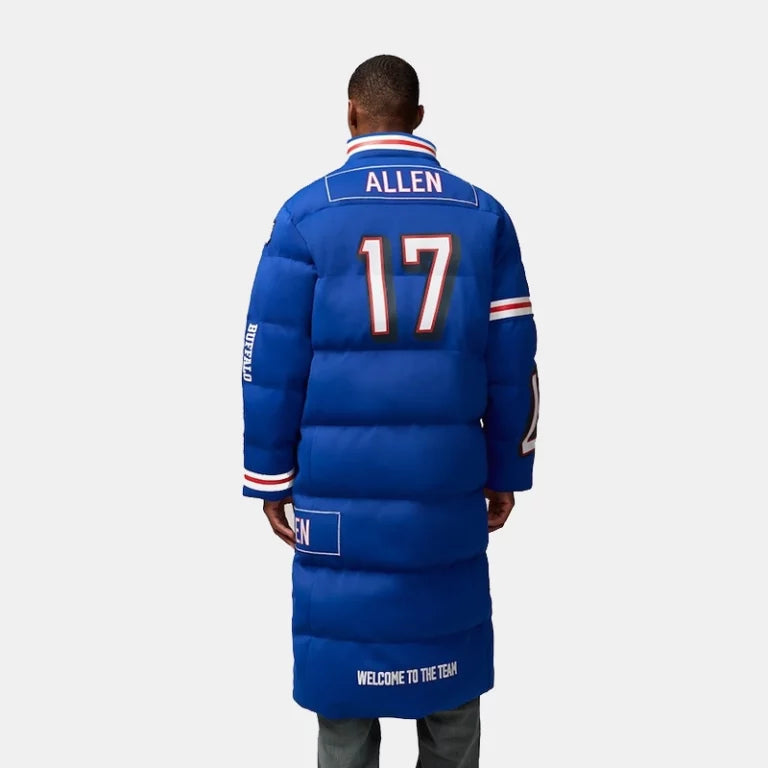 RoyalBuffaloBillsOffSeasonxNFLPufferCoat