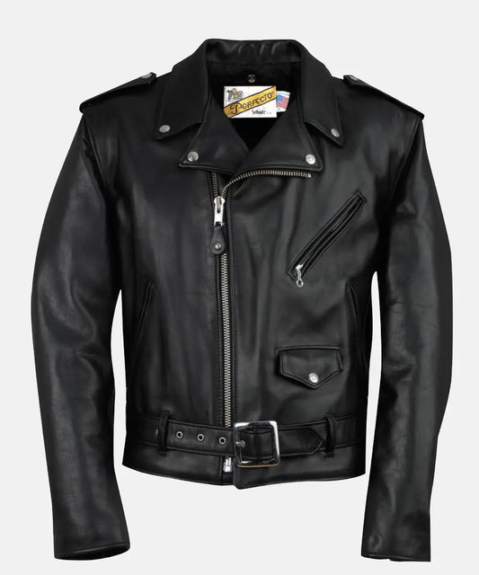 SchottNYCLeatherMotorcycleJacket