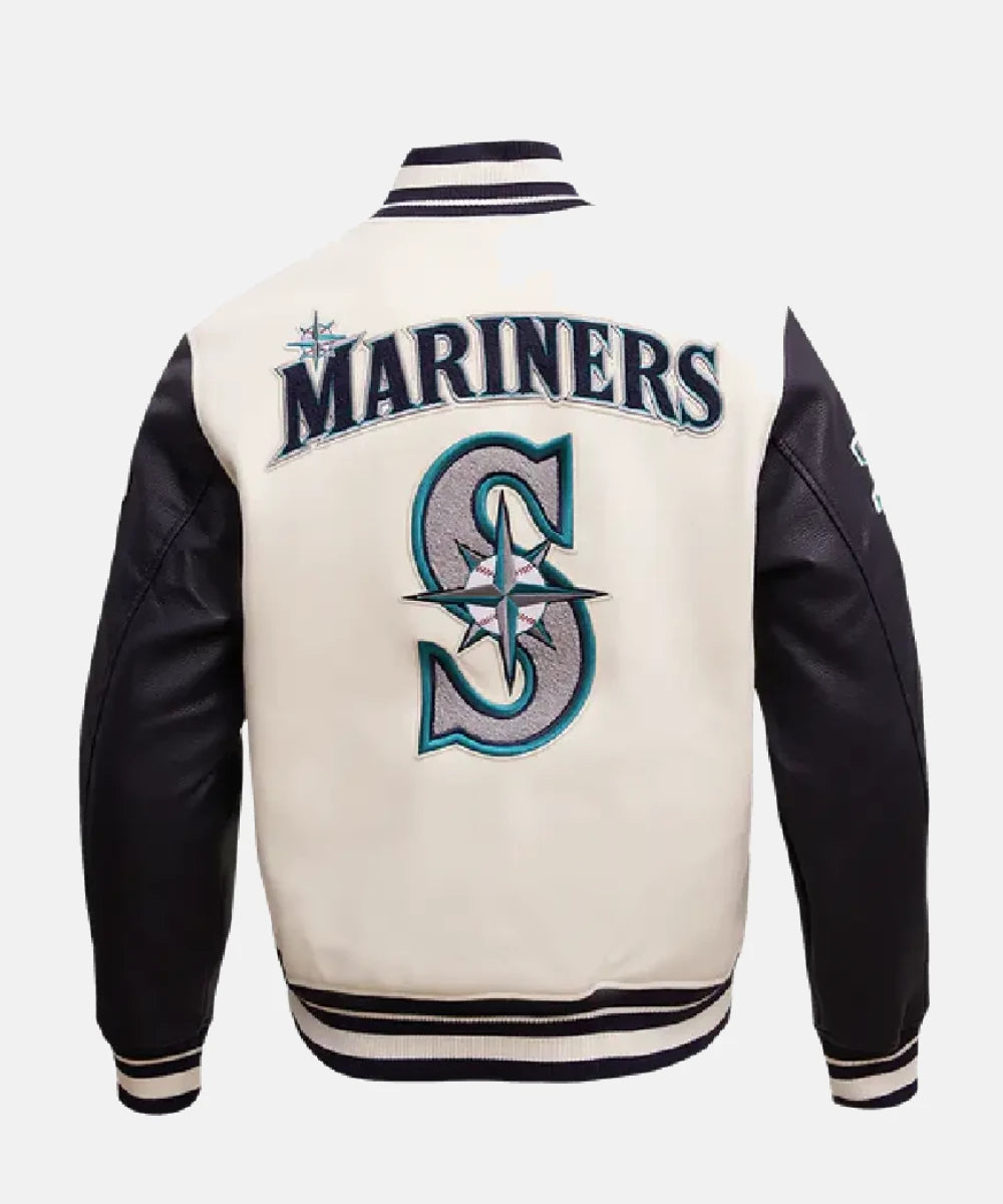 ShopMLBSeattleMarinersRetroClassicVarsityJacketOnSale