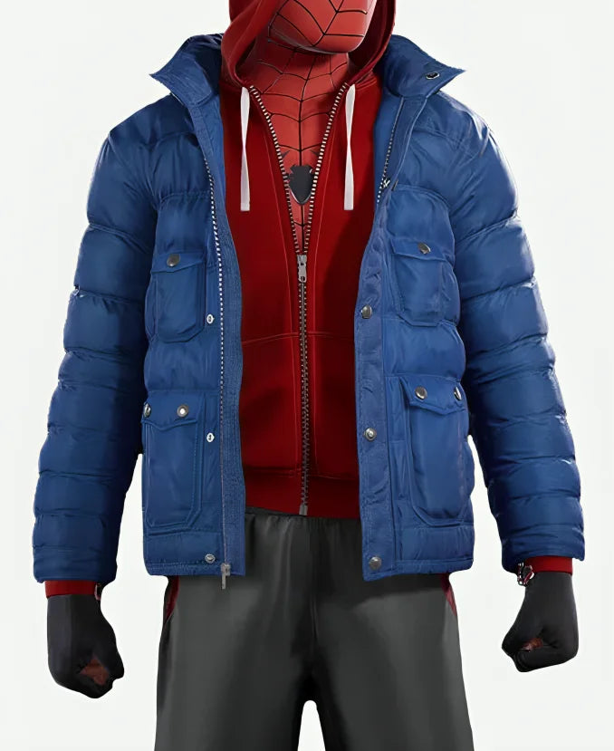 Spider-ManMilesMoralesBluePufferJacket