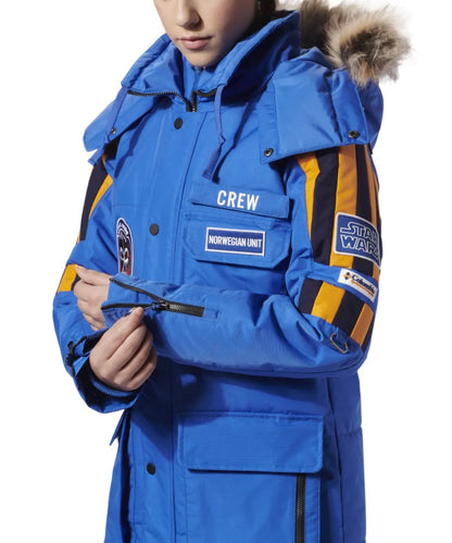 Star Wars Blue Empire Strikes Back Hooded Fur Jacket