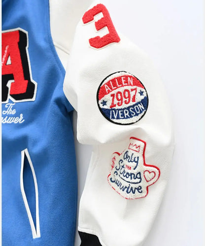 StephenCurryIversonTheAnswerVarsityJacket