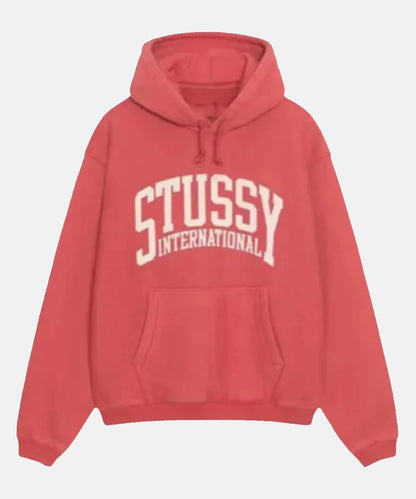 StussyInternationalHoodiePink