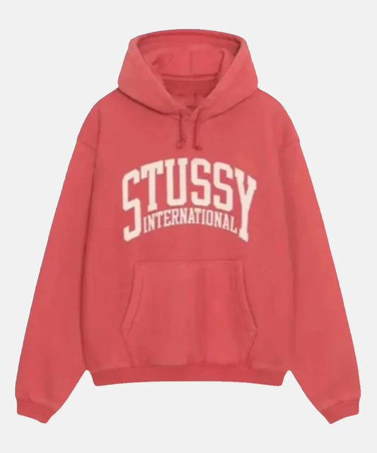 StussyInternationalHoodiePink