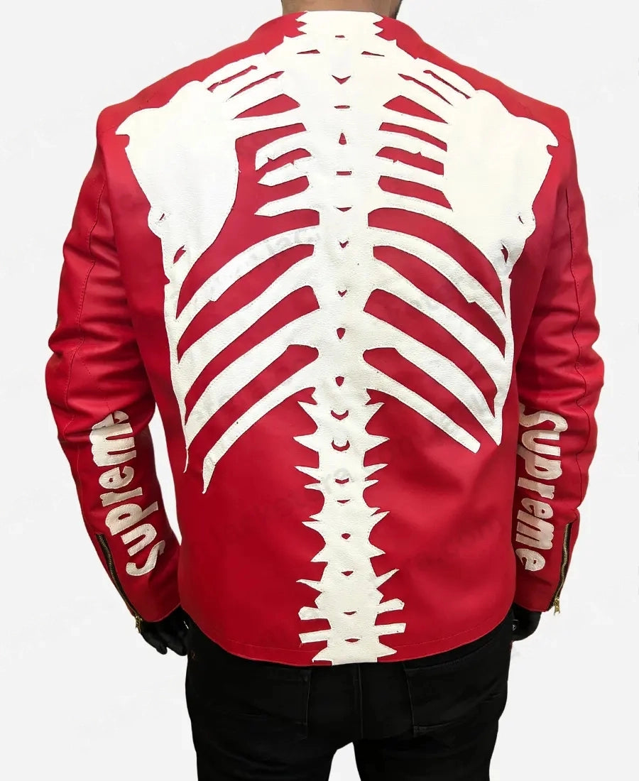 Supreme Vanson Leather Bones Red Jacket TaylorJon