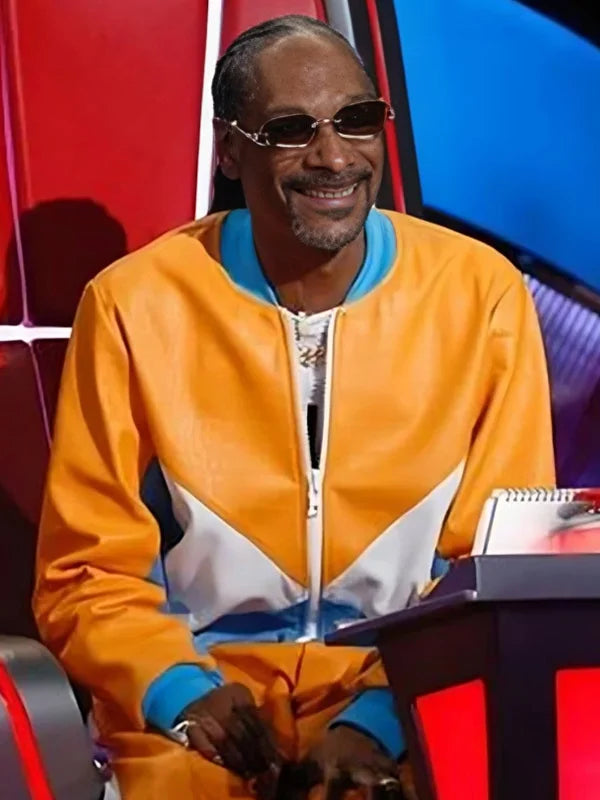 TVShowTheVoiceS26SnoopDoggLeatherBomberJacket