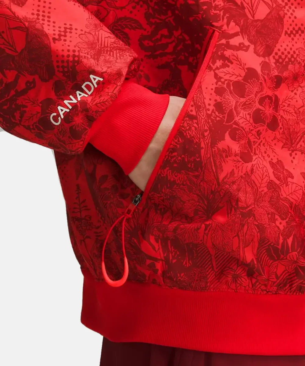 TeamCanadaOlympic2024RedBomberJacket