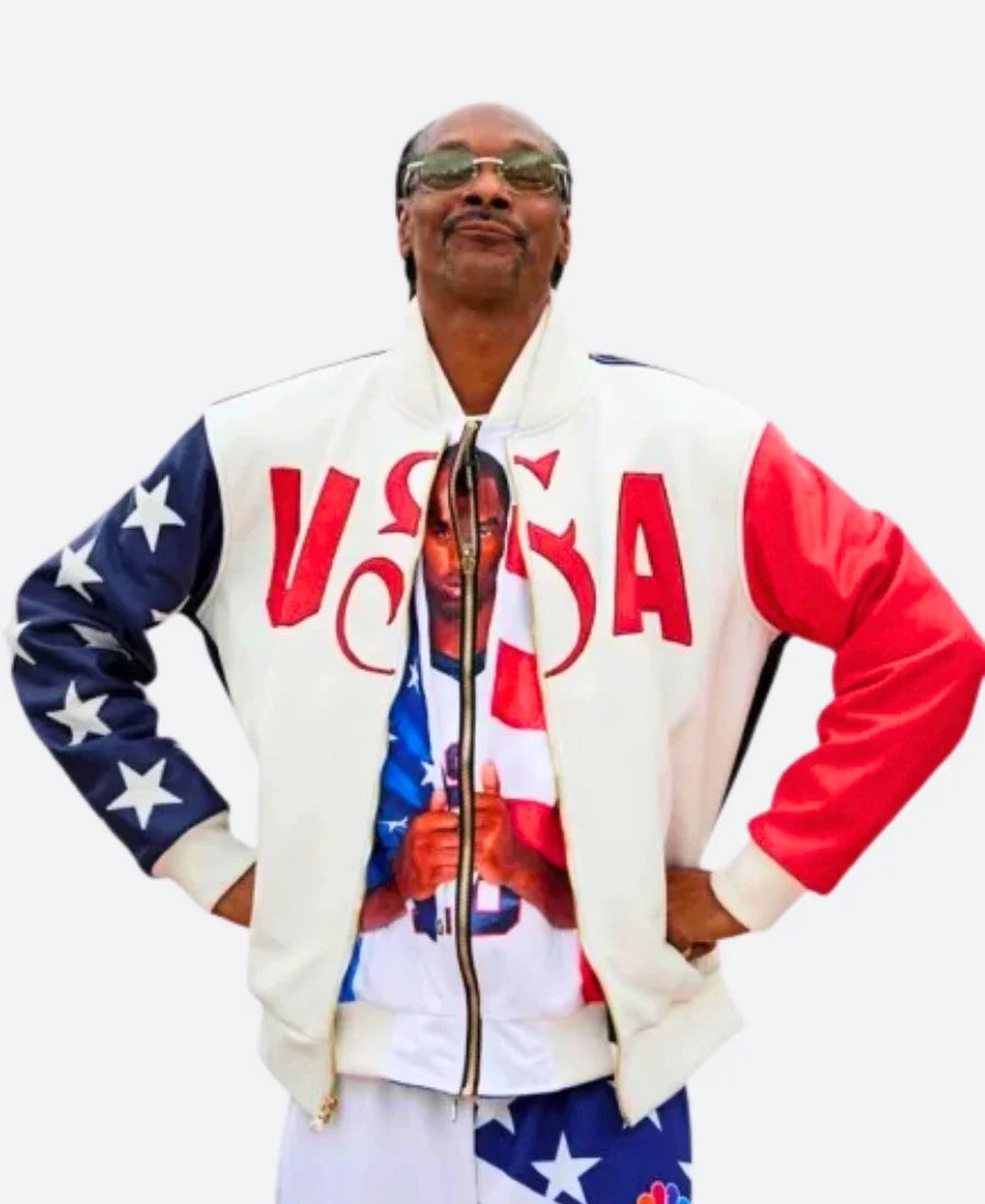 Team USA Snoop Dogg Leather Jacket