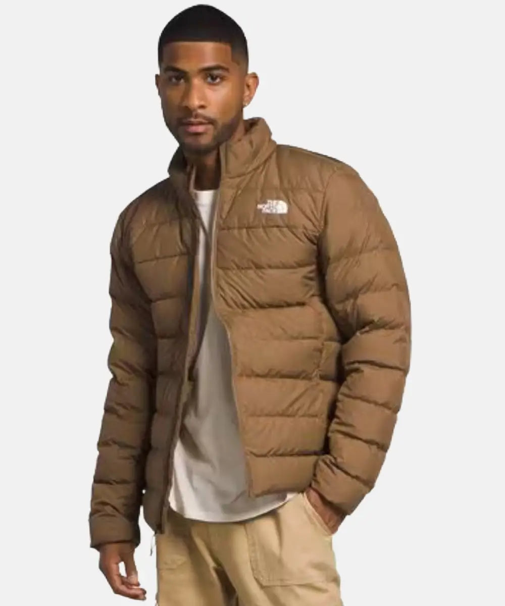 The North Face Mens Aconcagua 3 BrownPufferJacket