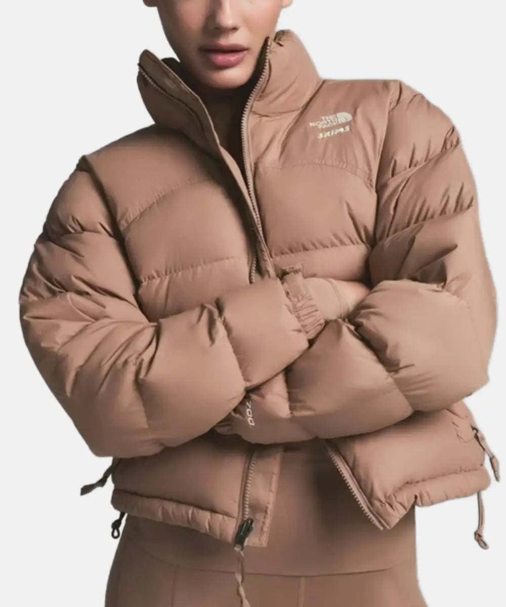 TheNorthFacexSkimsLightPufferJacketBrown