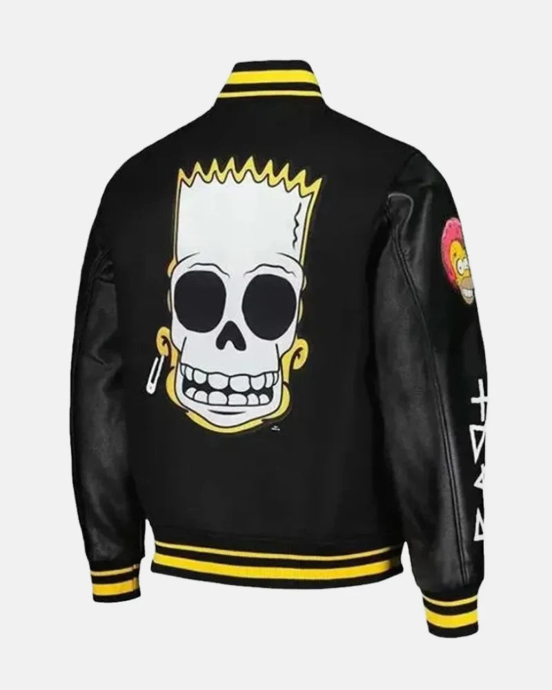 TheSimpsonsBlackVarsityJacket