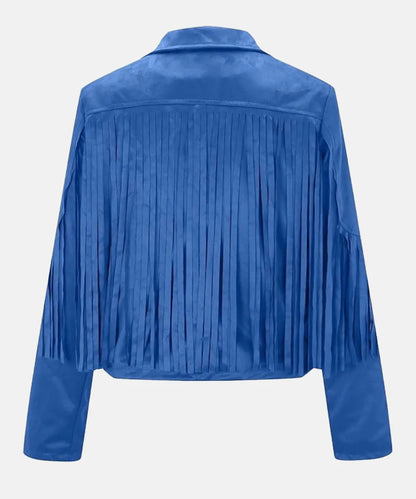 TheVoiceS27HaileyWrightBlueFringeCroppedJacket