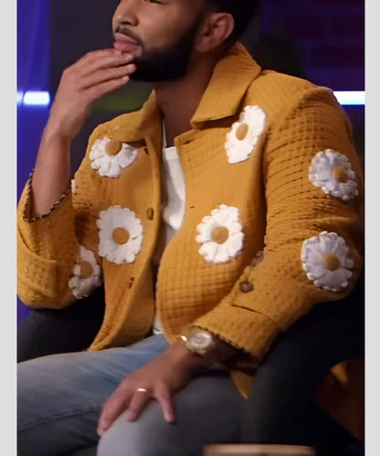 The Voice John Legend S27 Daisy Appliqué Yellow Jacket