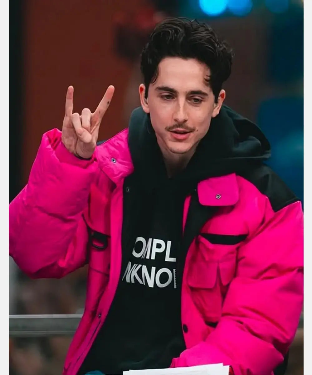 TimotheeChalametPinkJacket