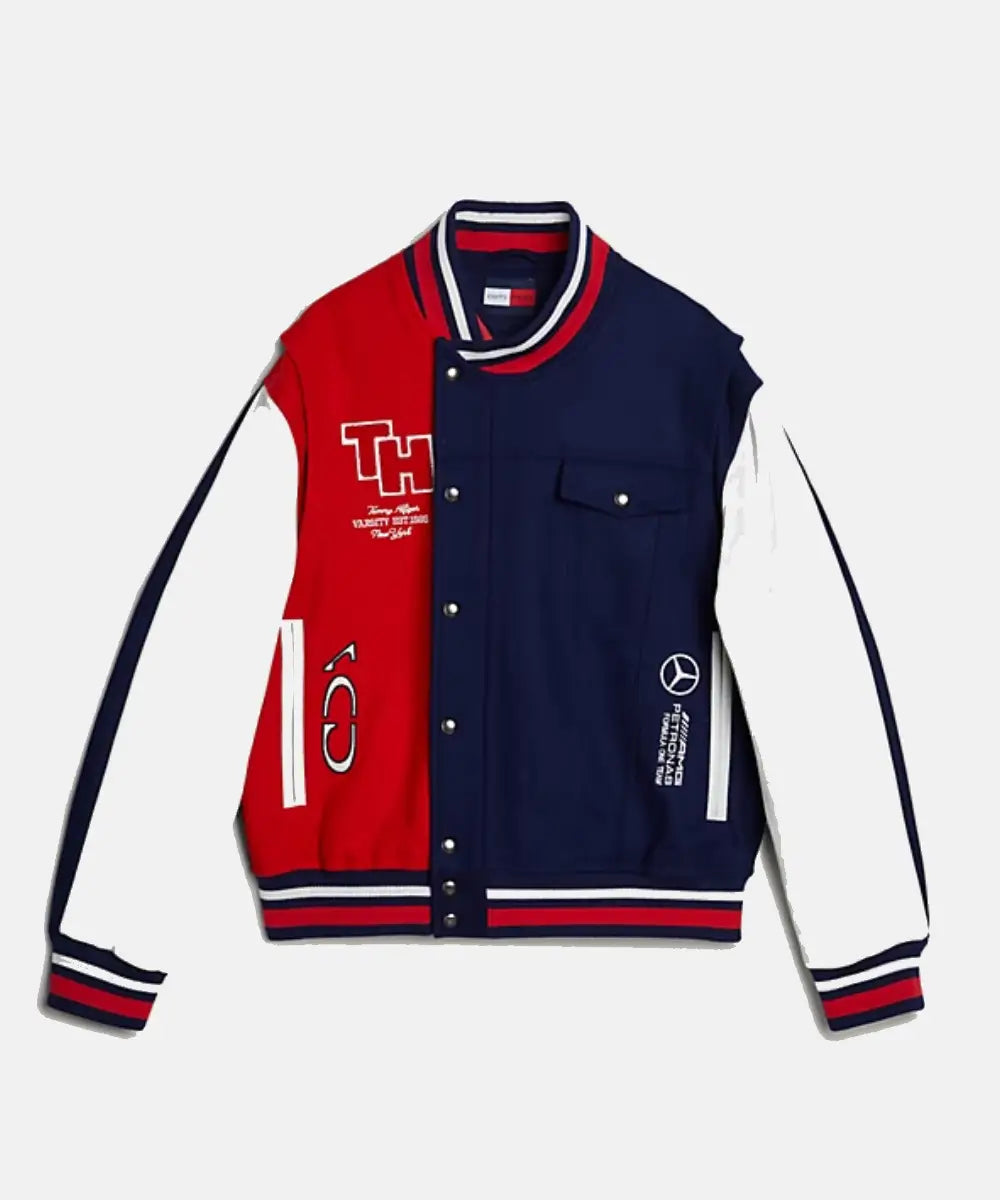 TommyxMercedesF1VarsityJacket