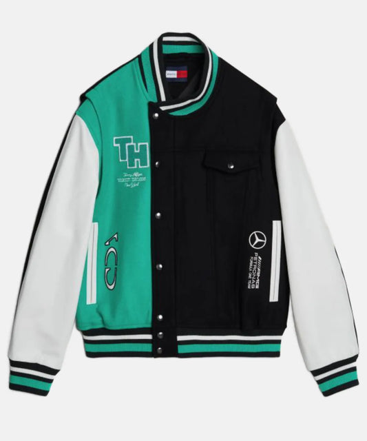 TommyxMercedesF1xCRVarsityJacket