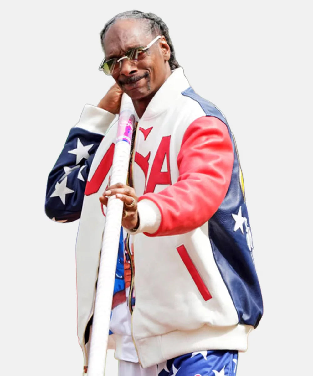 U.S.OlympicTeamUSASnoopDoggLeatherJacket