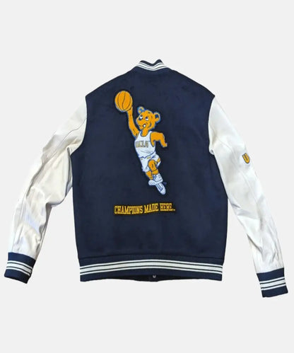 UCLABruinsNavyLettermanBomberJacketForMenandWomen