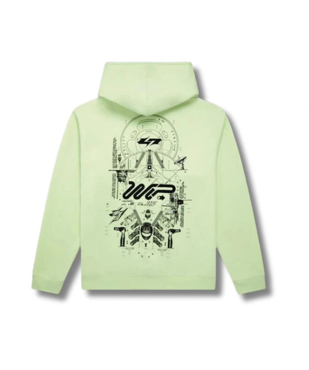 Unisex Lando Norris Radar Hoodie Lime