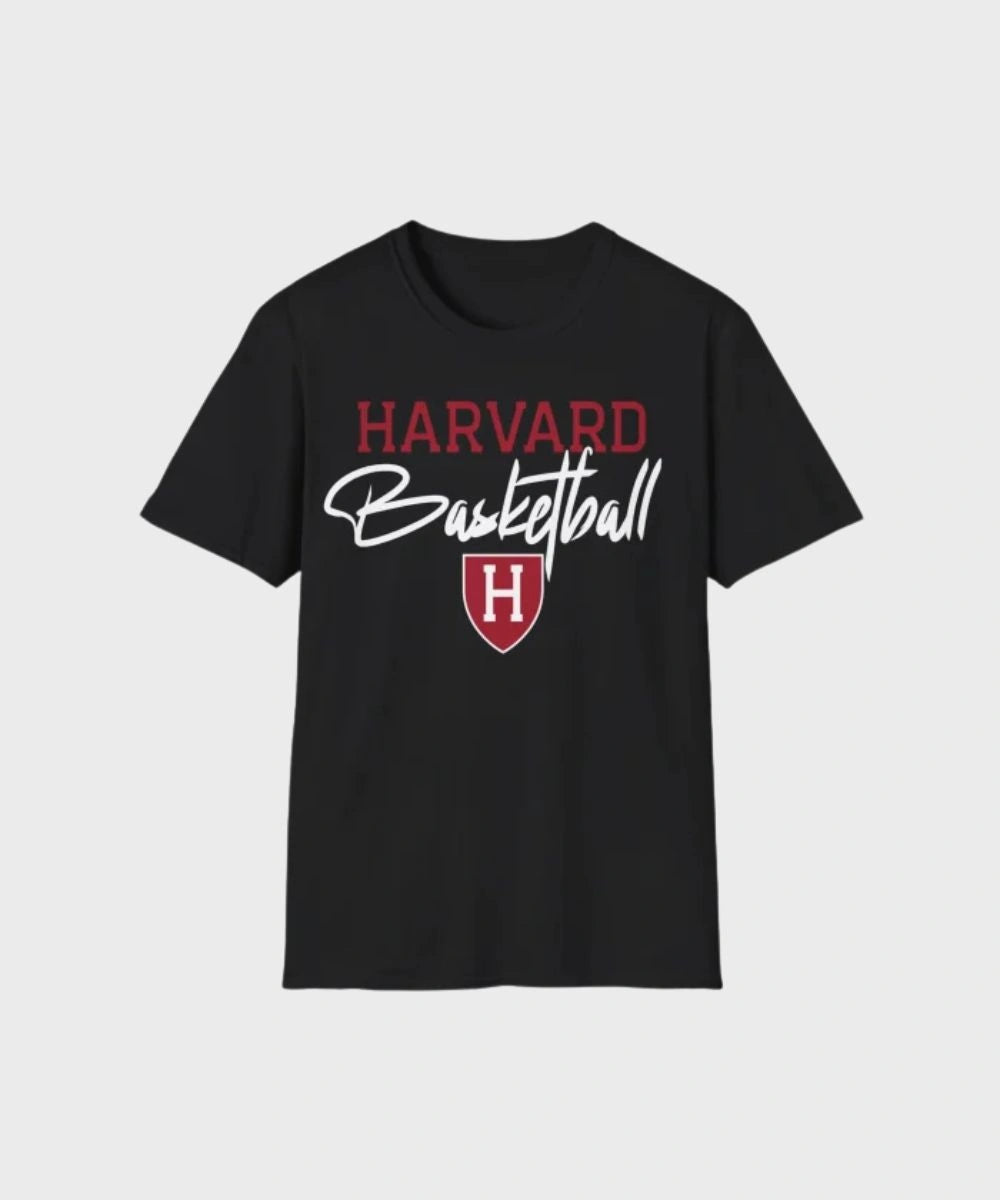 Unisex Steve Kerr Basketball Black Harvard T-Shirt