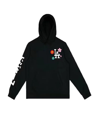 Unisex Takashi Murakami And Dodgers Hoodie Black