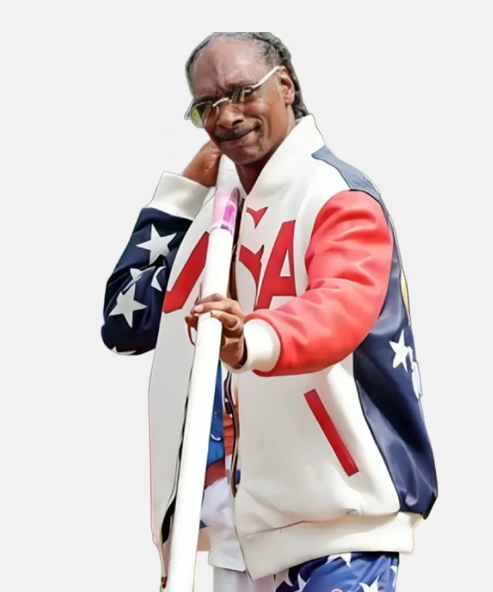 UnitedStateOlympicTeam2024SnoopDoggBomberJacketForSale