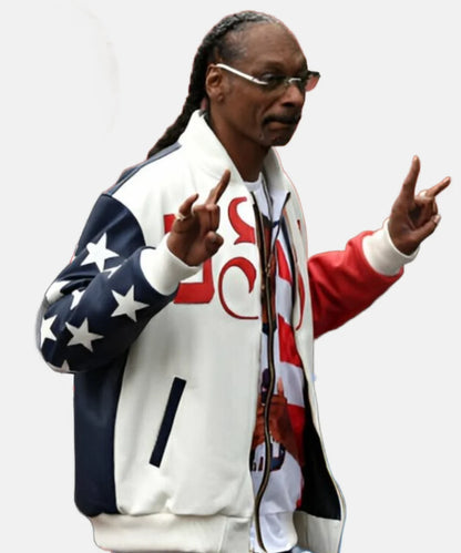 UnitedStateOlympicTeamSnoopDoggBomberJacketForSale