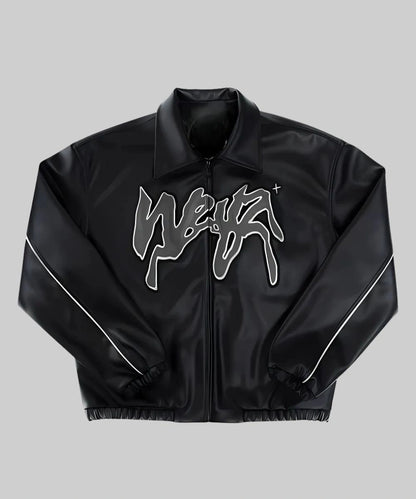 Weyz PU-Leather Jacket Black
