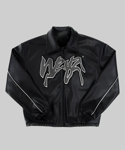 Weyz PU-Leather Jacket Black