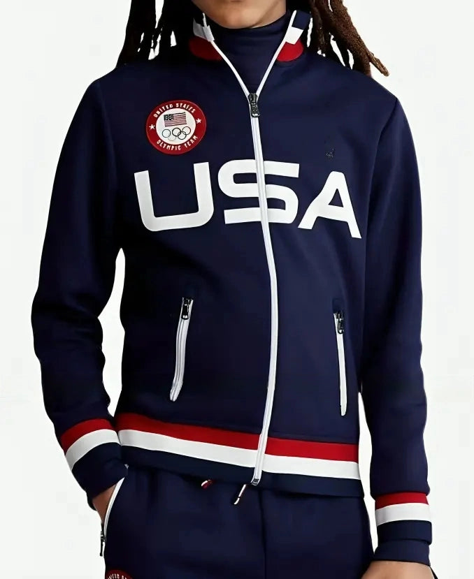 WomenTeamUSATrackJacket