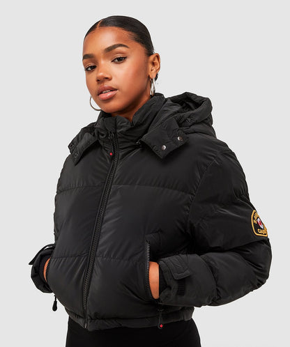 WomenZavettiCanadaFurPufferJacket