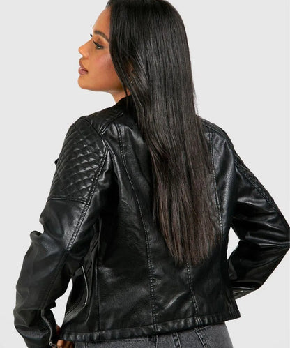 Women Durable Black Jacket