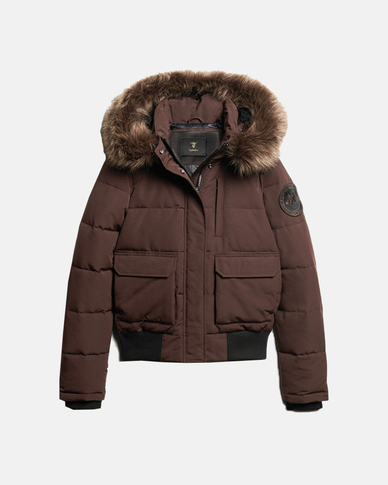 Women_sHoodedEverestPufferBomberBrownHoodedParkaJacket