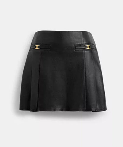 Women_sPleatedLeatherMiniSkirt