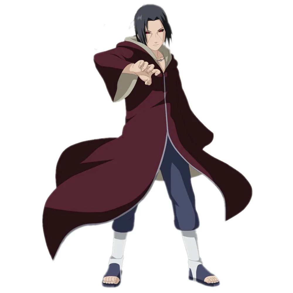 edo tensei itachi maroon coat