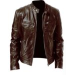 Biker leather jacket