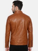 MEN'S BROWN SHEARLING LEATHER JACKET
