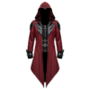 Unisex Red Halloween Leather Suit